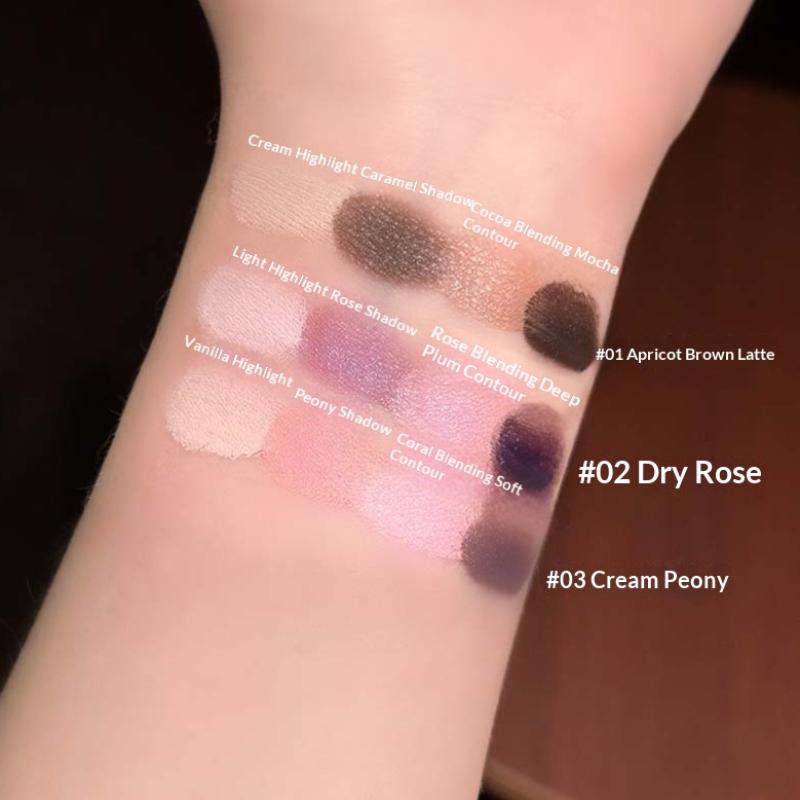 Cappuvini 4 Color Matte Velvet - Beauty Makeup Eyeshadow Palette review and price