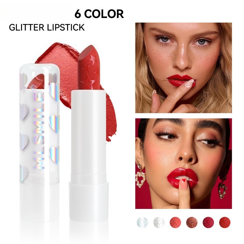 Starry Glitter Lipstick Long L - Beauty Makeup Stores review and price