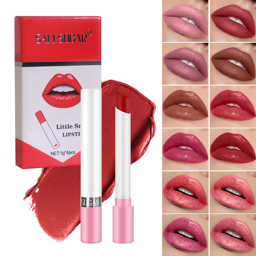 Cigarette Lipstick Set 4 Pcs P - Beauty Makeup Stores review and price
