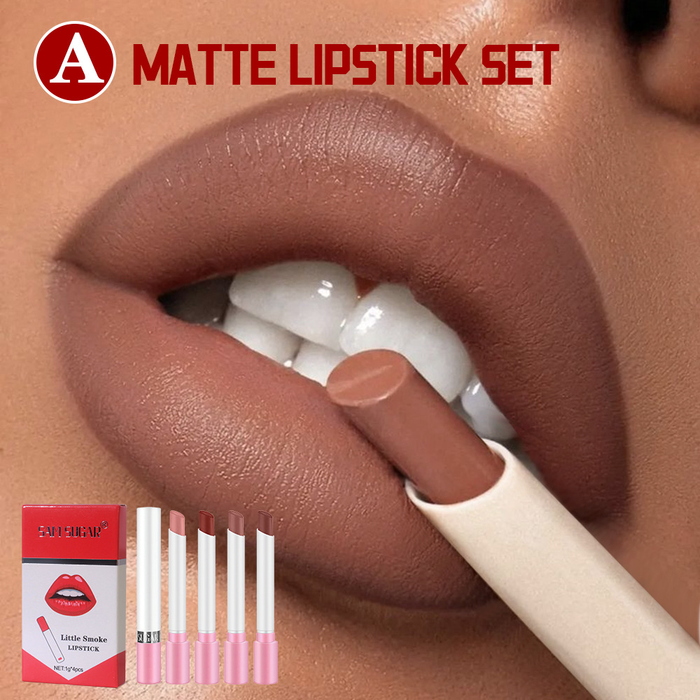 Cigarette Lipstick Set 4 Pcs P - Beauty Makeup Stores review and price