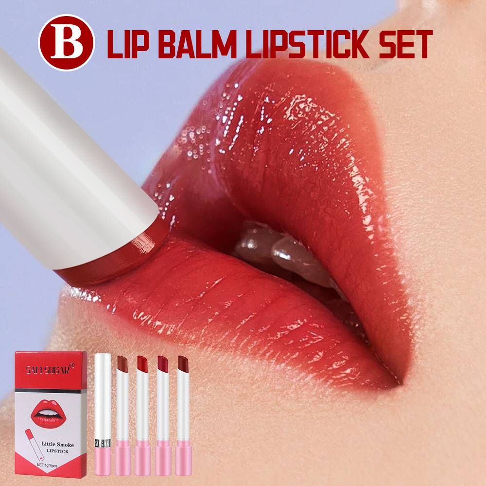 Cigarette Lipstick Set 4 Pcs P - Beauty Makeup Stores review and price