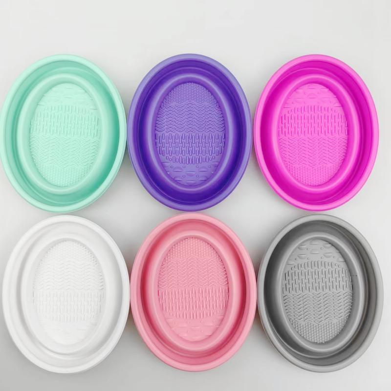 Folding Powder Puff Cleaning B - Beauty Makeup Brushes review and price