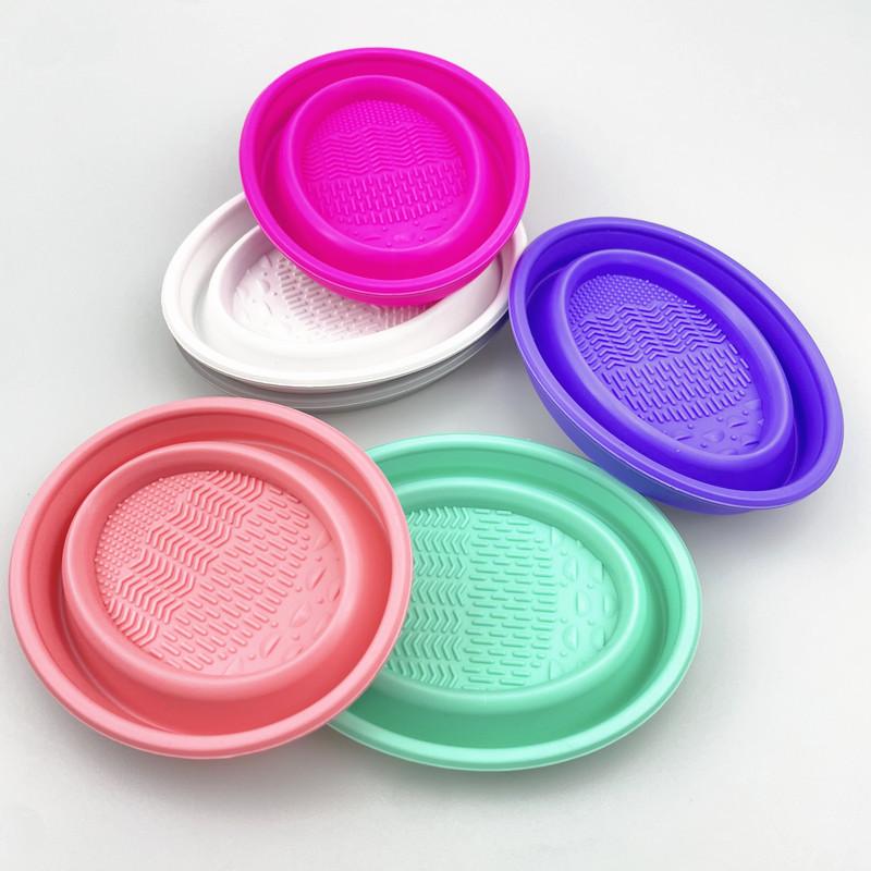 Folding Powder Puff Cleaning B - Beauty Makeup Brushes review and price