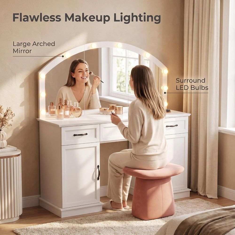 Large 55 LED Makeup Mirror Van - Beauty Makeup Hd review and price