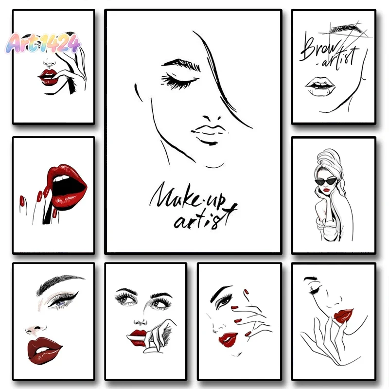 Fashion Makeup Poster Sexy Bea - Beauty Makeup Hd review and price