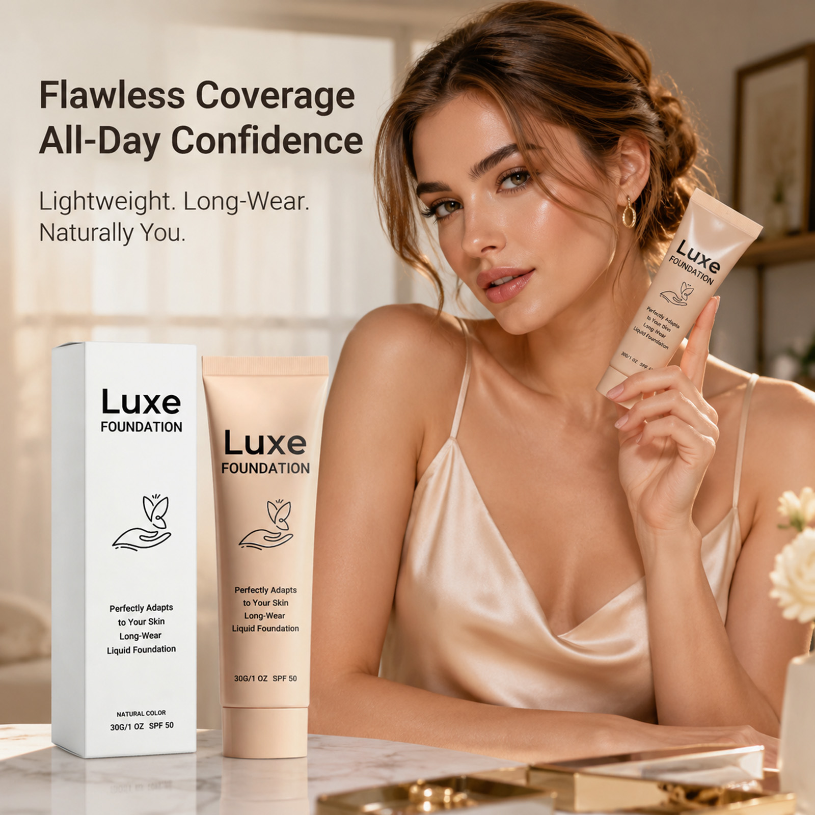 SPF 50+ Color Changing Foundat - Beauty Makeup Cream review and price