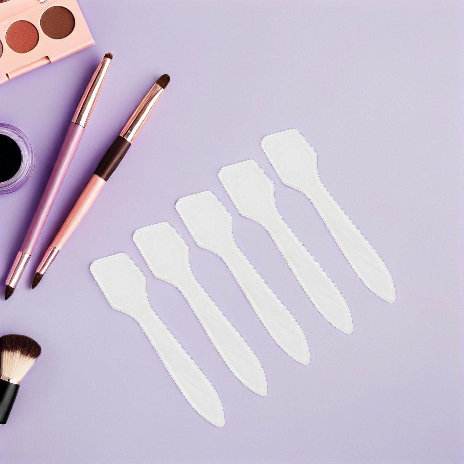 50Pcs Makeup Spatula Plastic S - Beauty Makeup Cream review and price