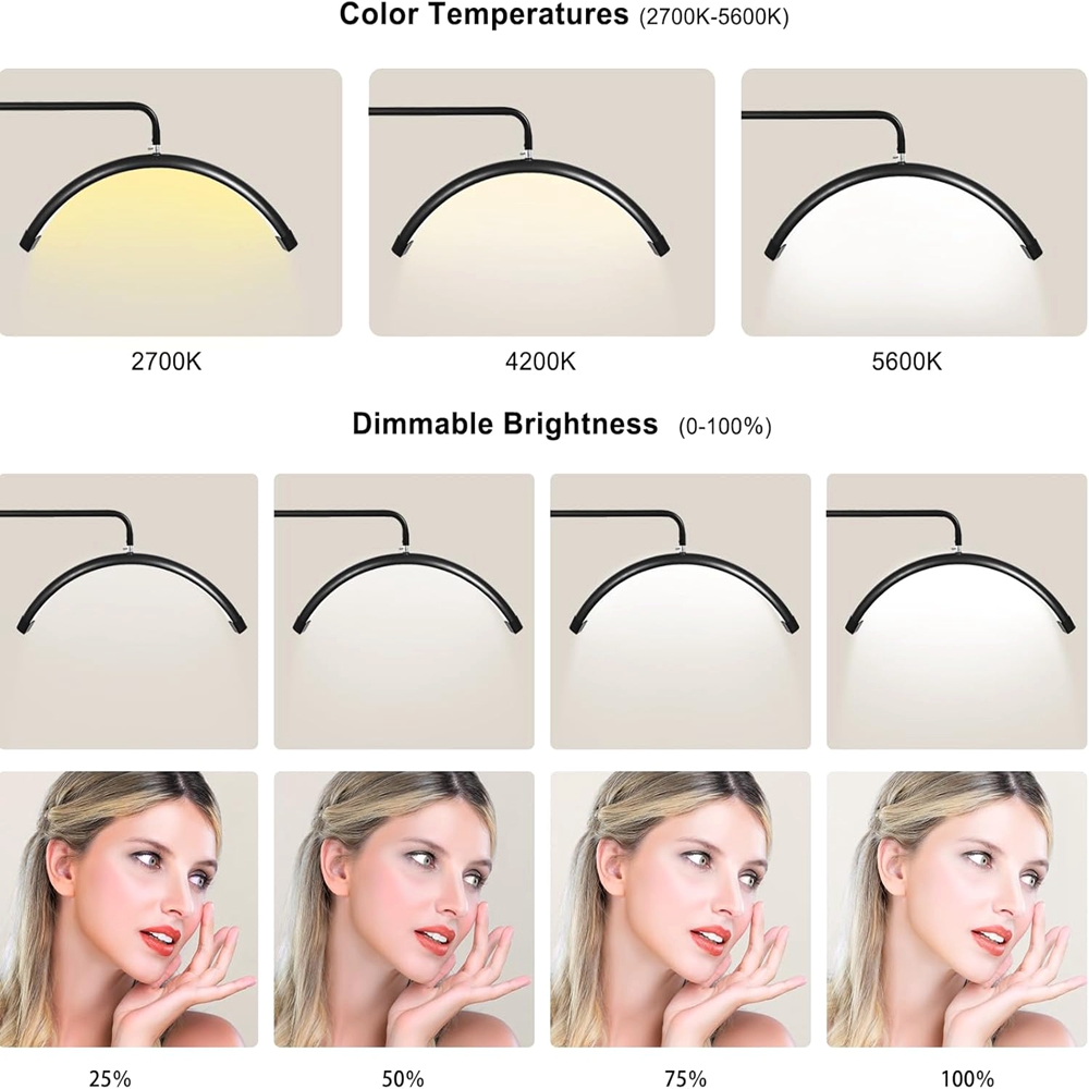 28in Half Moon Lash Lamp 50W A - Beauty Makeup Hd review and price