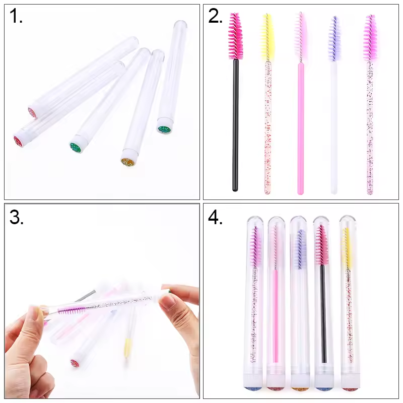 Eyelash Brush Tube With Eyebro - Beauty Makeup Brushes review and price