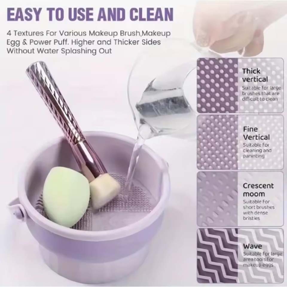 Makeup Brush Cleaning Bowl Bea - Beauty Makeup Brushes review and price
