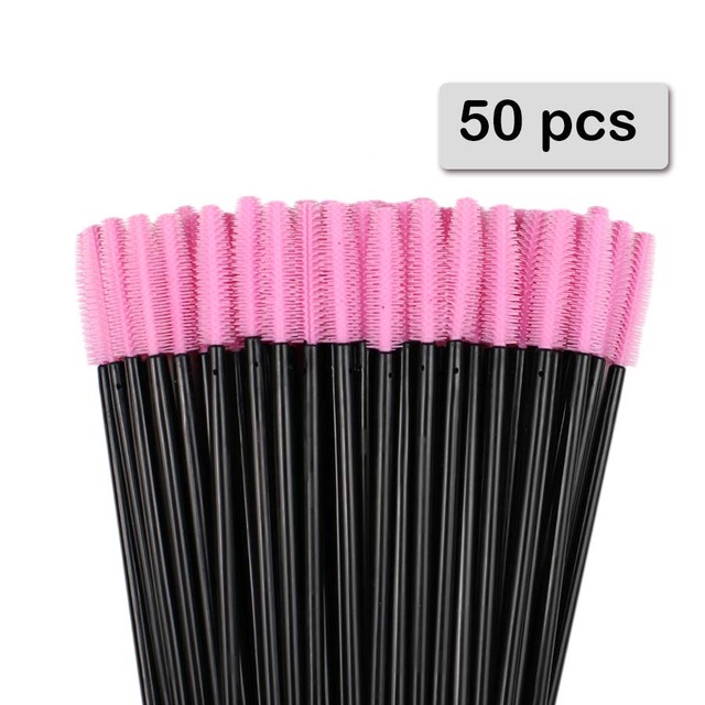 50pcs Silicone Mascara Wands A - Beauty Makeup Brushes review and price