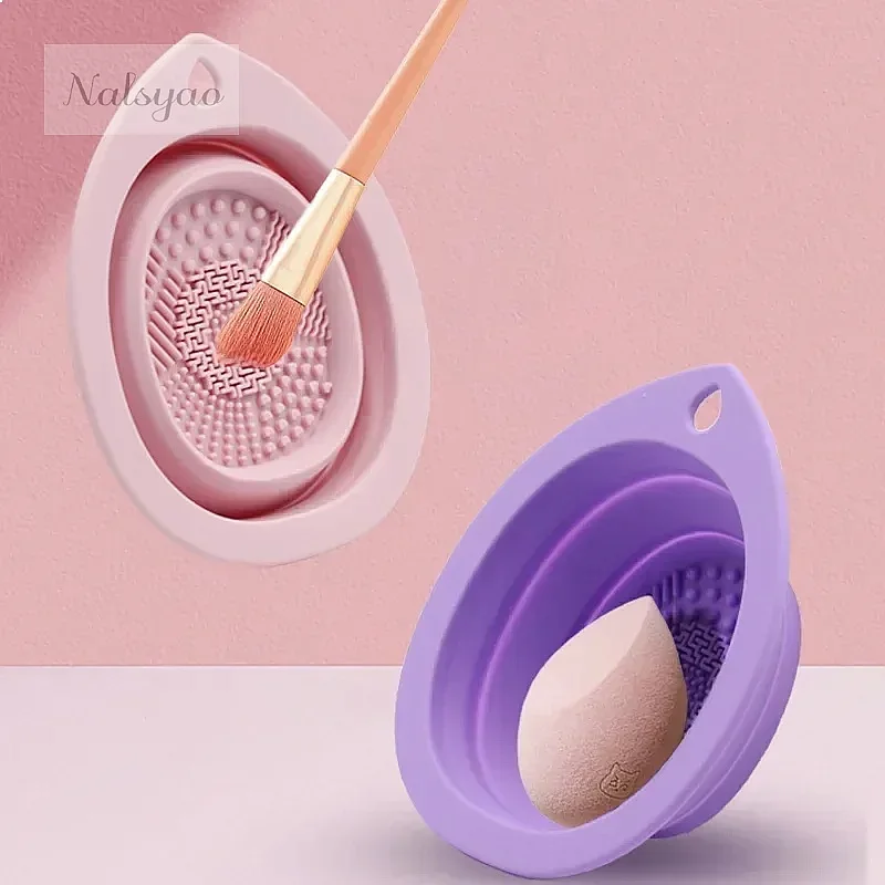 Silicone Folding Makeup Brush  - Beauty Makeup Brushes review and price