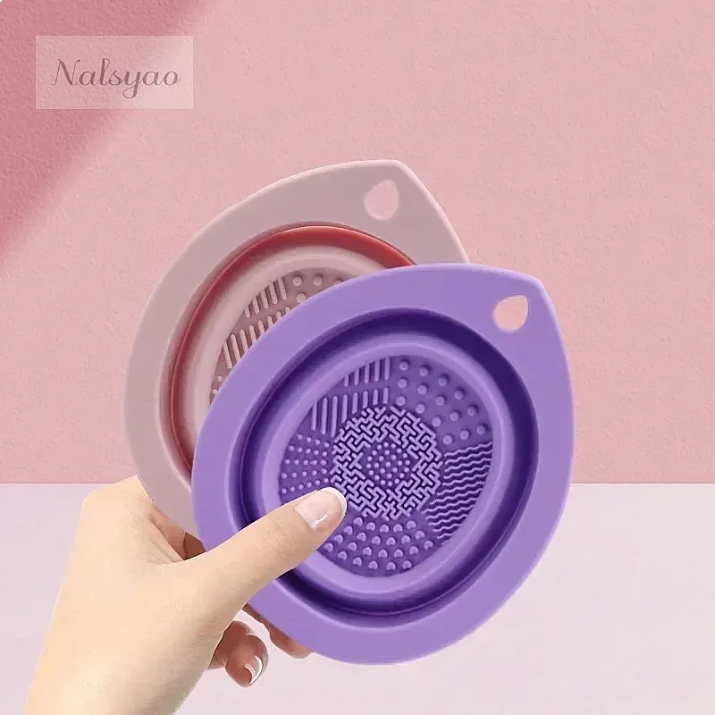 Silicone Folding Makeup Brush  - Beauty Makeup Brushes review and price